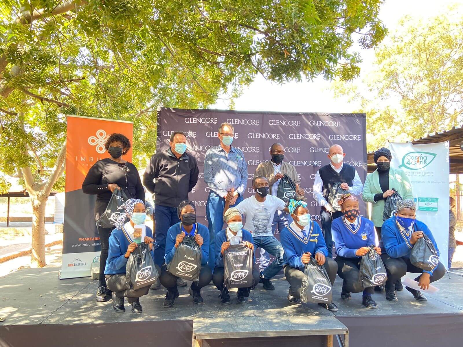 Glencore Ferroalloys donates sanitary pads to help fight scarcity in local schools